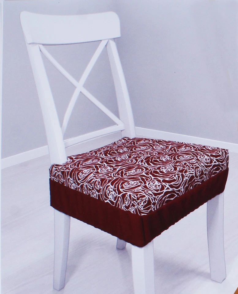 Oreillers Chaise Bandeau Élastique Rembourrage En Mousse Housse Rose - Photo 2/2