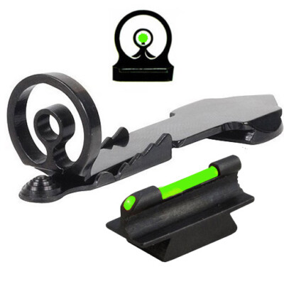 BullsEye GREEN  Fiber Optic Sight Set  fits Winchester 1200  and 1300    