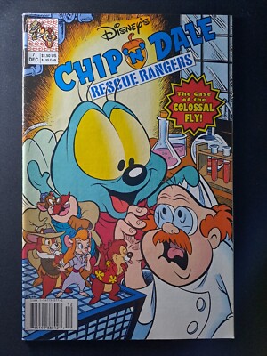 Chip 'N' Dale's Rescue Rangers #7 Comic Book - Newsstand - 10 Pics!