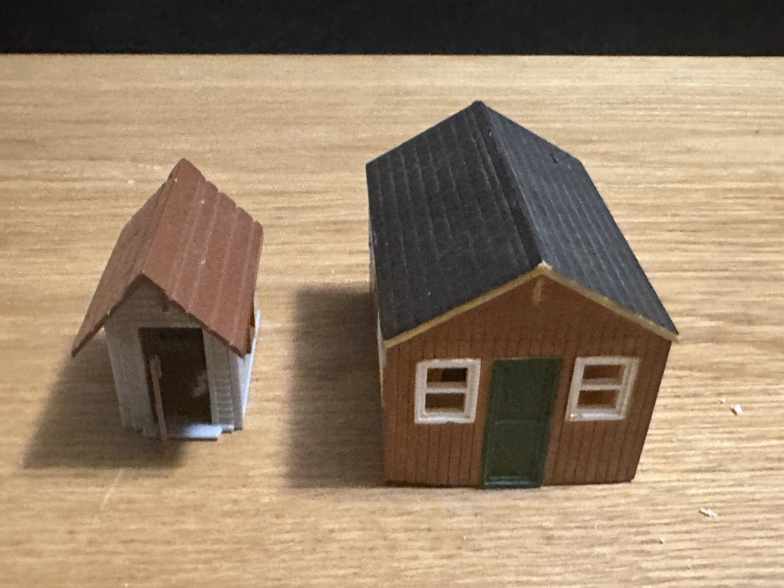 Lot Of 2 Ho Scale Buildings Built Up eBay