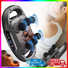 6 Head Muscle Massager Gun Neck Shoulder Waist Fascia Massage Body Relax Therapy
