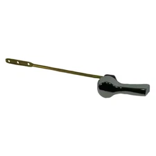 Universal Heavy Duty Toilet Tank Lever for Front Left Mount with 8 In. Brass Arm