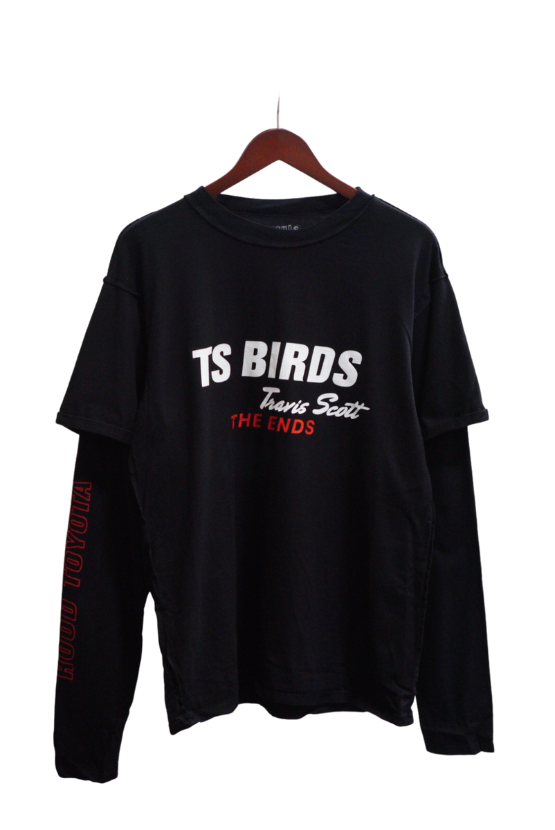 Travis Scott TS Birds The Ends Long Sleeve Tee Black (TSCJ Travis Scott TS Birds The Ends Long Sleeve Tee Black (TSCJ