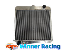 Fit Lincoln Continental Mark Ii V8 1956-1957 Aluminum Radiator 74mm Core Fit Lincoln Continental Mark Ii V8 1956-1957 Aluminum Radiator 74mm Core
