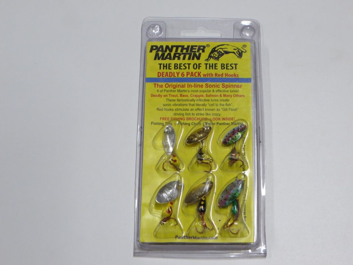 Panther Martin Trout Spinners Value Pack 6-pack size 2 & 4 Best Assortment  DSG6 23634714655