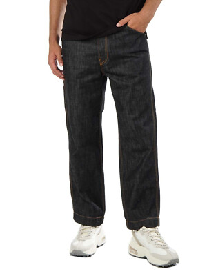 Diesel Mens Relaxed Straight Fit Ankle Length Jeans D-FRANKY