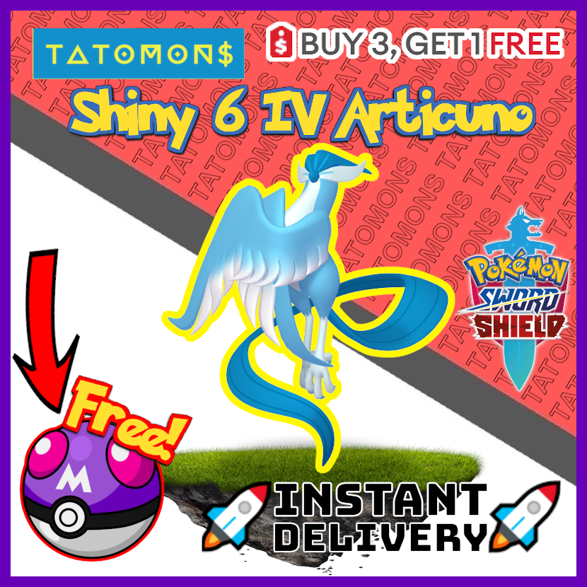 ✨ ULTRA SHINY GALARIAN ARTICUNO LEGENDARY ✨, 6IV, Pokemon Sword and  Shield