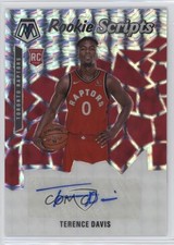 2019-20 Panini Mosaic Rookie Scripts Terence Davis #RS-TDV Auto v5j