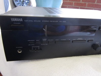 Yamaha RX-385 Natural Sound Stereo Receiver with Remote. Very clean. Bundle..