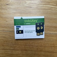 Yubico 100845 YubiKey 5 NFC RETAIL 2 PACK 2FA Security Key, USB-A NFC 77765
