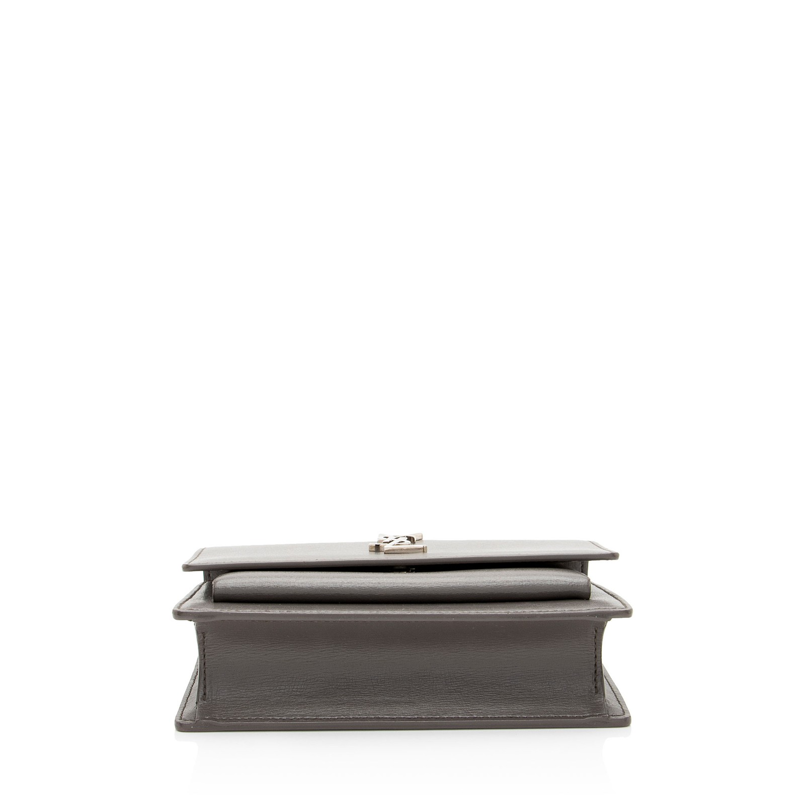 Saint Laurent Mini portafoglio in pelle di vitello monogramma tramonto su borsa a catena