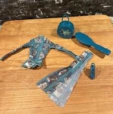 Barbie Hollywood Nails Accessories Lot  Bag Scarf Bodysuit