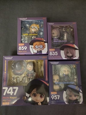 Little Witch Academia Nendoroid Figure Set of 4 Atsuko Kagari Lotte Susie Diana