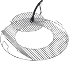 Stainless Steel Hinged Cooking Grate Replacement Gourmet BBQ System for Weber...