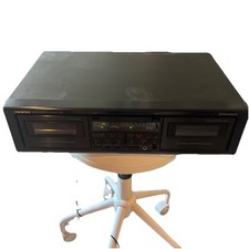 ONKYO TA-RW244 Stereo Cassette Deck Dual Auto Reverse TESTED