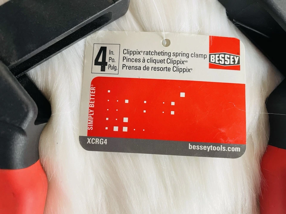 *NEW* Lot Of 2  Bessey Xcrg4 Spring Clamp,9 In L,4 & (2 ) 7 3/4 In L, 2.25" (I) - Image 4 of 4