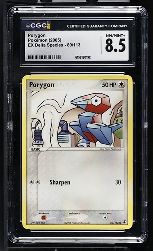 Porygon graded CGC 8.5 for sale on eBay