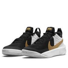 Nike Team Hustle D 10 Basketball Shoes Kids Size 7Y Black New CW6735-002