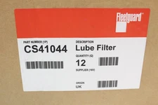 Case Of 12  New Fleetguard CS41044 Lube Filters