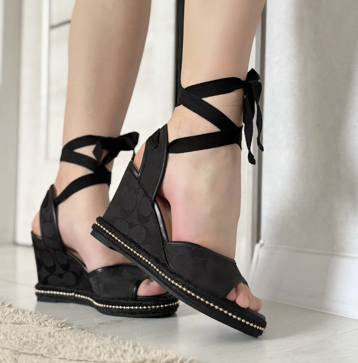 Coach Lace Up Sandals for Women for sale | eBay