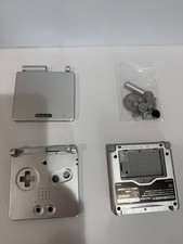 Nintendo Game Boy Advance SP Silver Replacement Housing Shell Buttons Screws