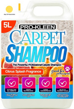 Professional Carpet Shampoo - Citrus Fragrance 5L - High Concentrate 4.39 per litre