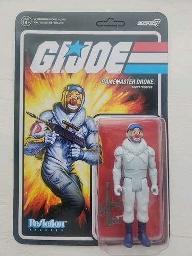 G.I. Joe Super7 Hasbro ReAction Gamemaster Drone Robot Trooper 2021 SHIPS FAST!