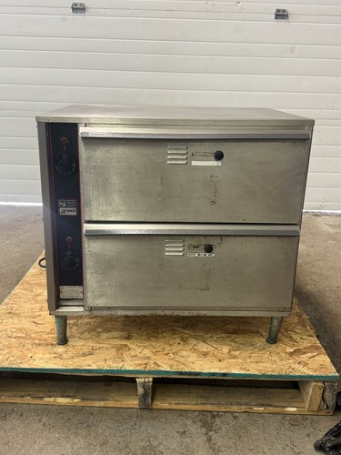 APW WYOTT 2-Drawer Commercial Food Warmer / Holding Drawer Model WD-2