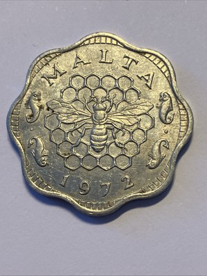 Malta 3 Mils 1972 wie abgebildet. Portofrei