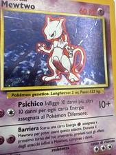 Nintendo Mewtwo 10/102 60 PV Basic 1ª Edizione Italiano Set Base 1999