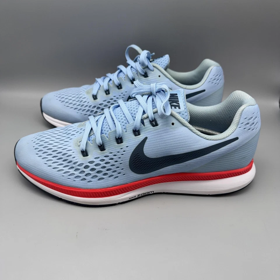 Nike Air Zoom Pegasus 34 Zapatos Tenis Para Hombre Talla 12 Azul Rojo Correr 880555-404 Foto 4 de 4