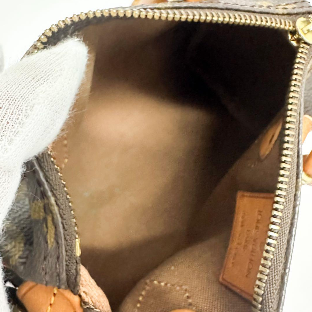 LOUIS VUITTON Monogram Mini Speedy Hand Bag M41534 From Japan