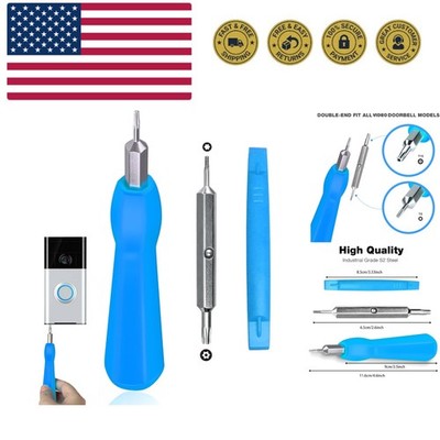 Video Screwdriver Bit Set for Battery and Wifi Access - Fits All Video Doorbe...