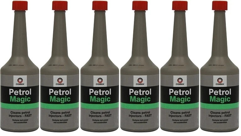 6x Comma Petrol Magic 400ml Petrol Injector Cleaner Boost Performance PEM400M