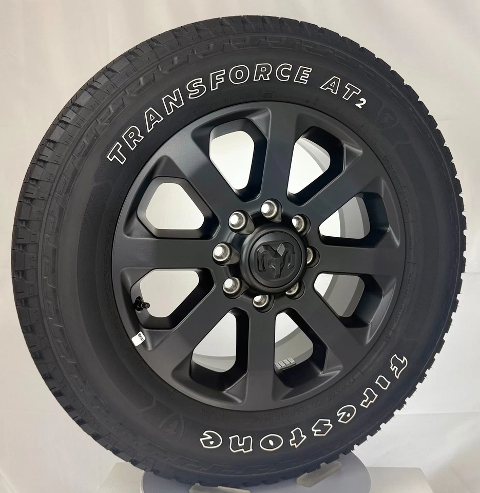New Takeoff 20" Dodge Ram 2500 3500 OEM Black Wheels Firestone 285/60R20 AT Tire - Image 4 of 4