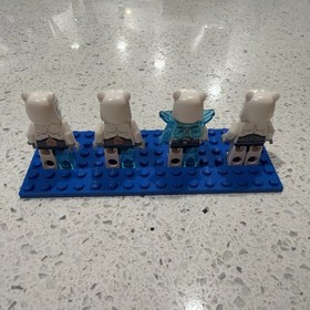 Lego Legends Of Chima Ice Wolves Warriors Minifigure White