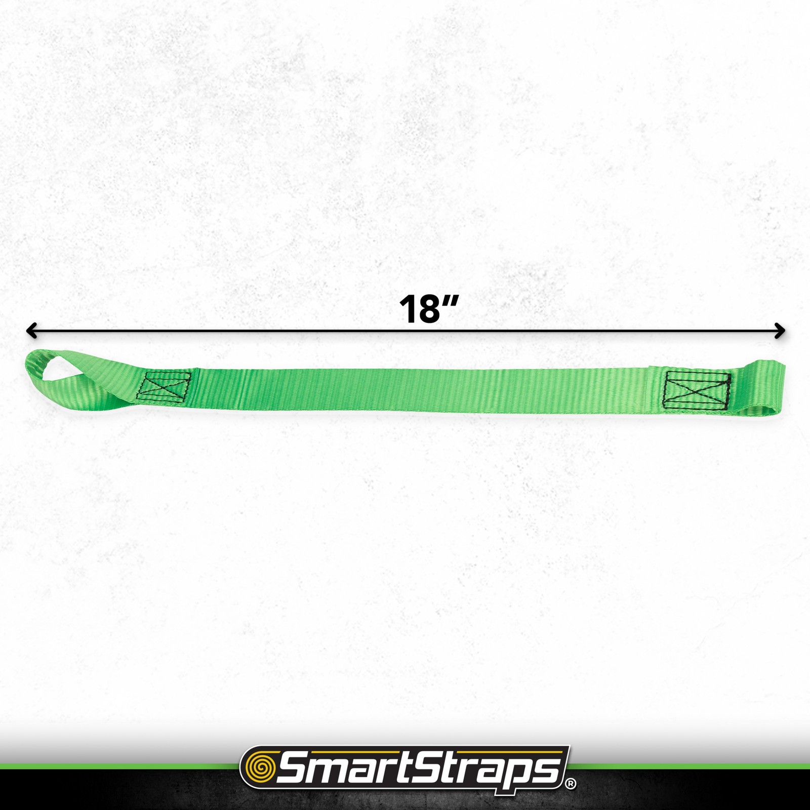 Smart Straps Soft Ties, 2-Pack, 18in.L, 500-Lb. Safe Work Load, Model# 111