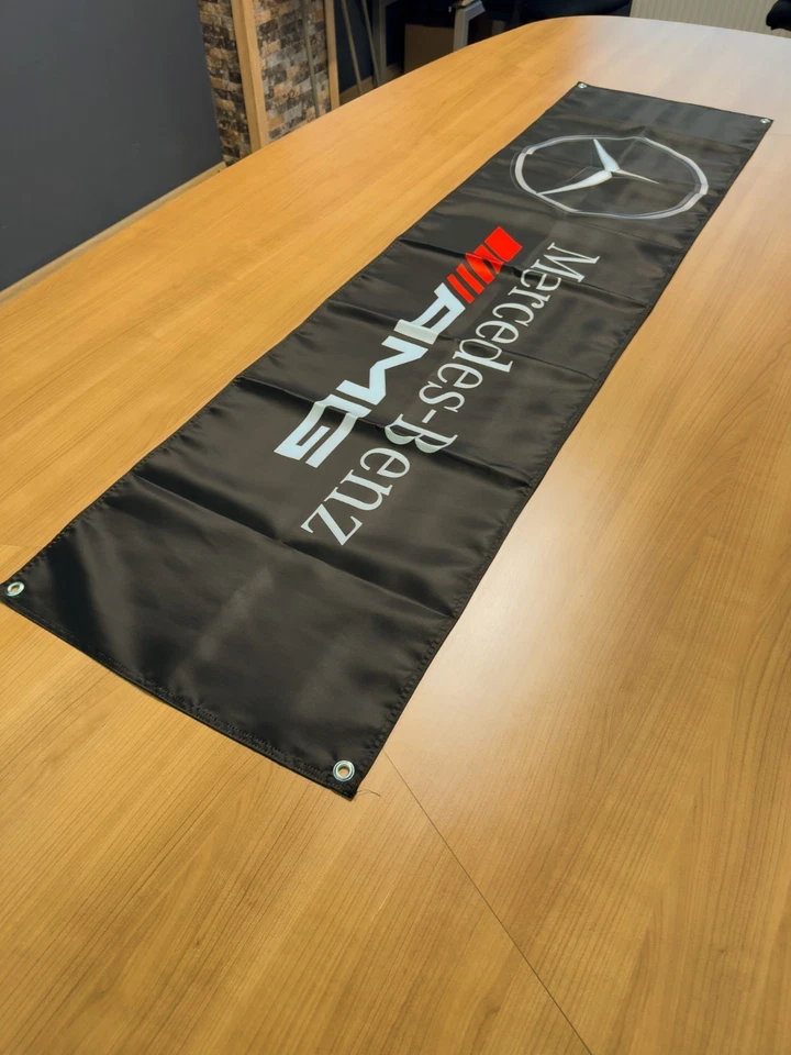 Mercedes-Benz AMG – Performance Racing Banner Flag - 180 × 45 cm (70.8” × 17.7”) - Image 3 of 4