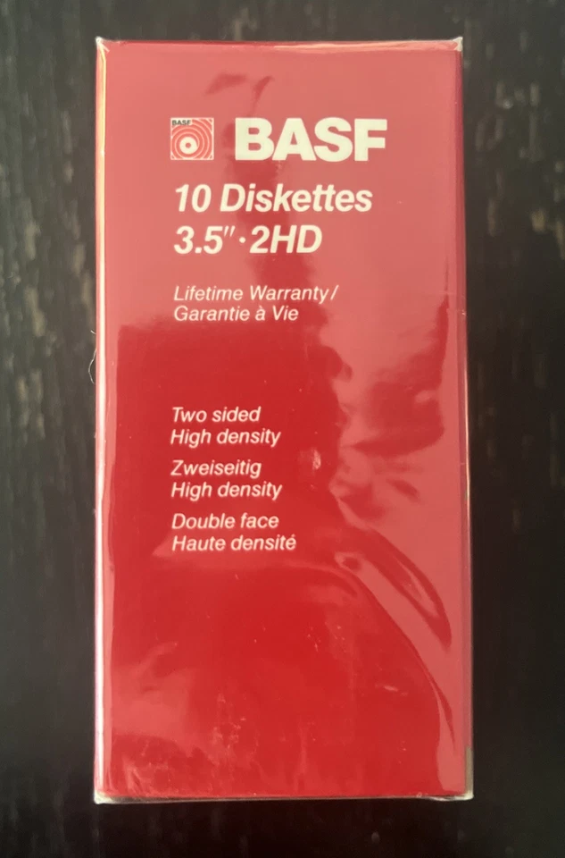 BASF Floppy Disks - 2HD High-Density 3.5"  - SEALED! - Image 4 of 4
