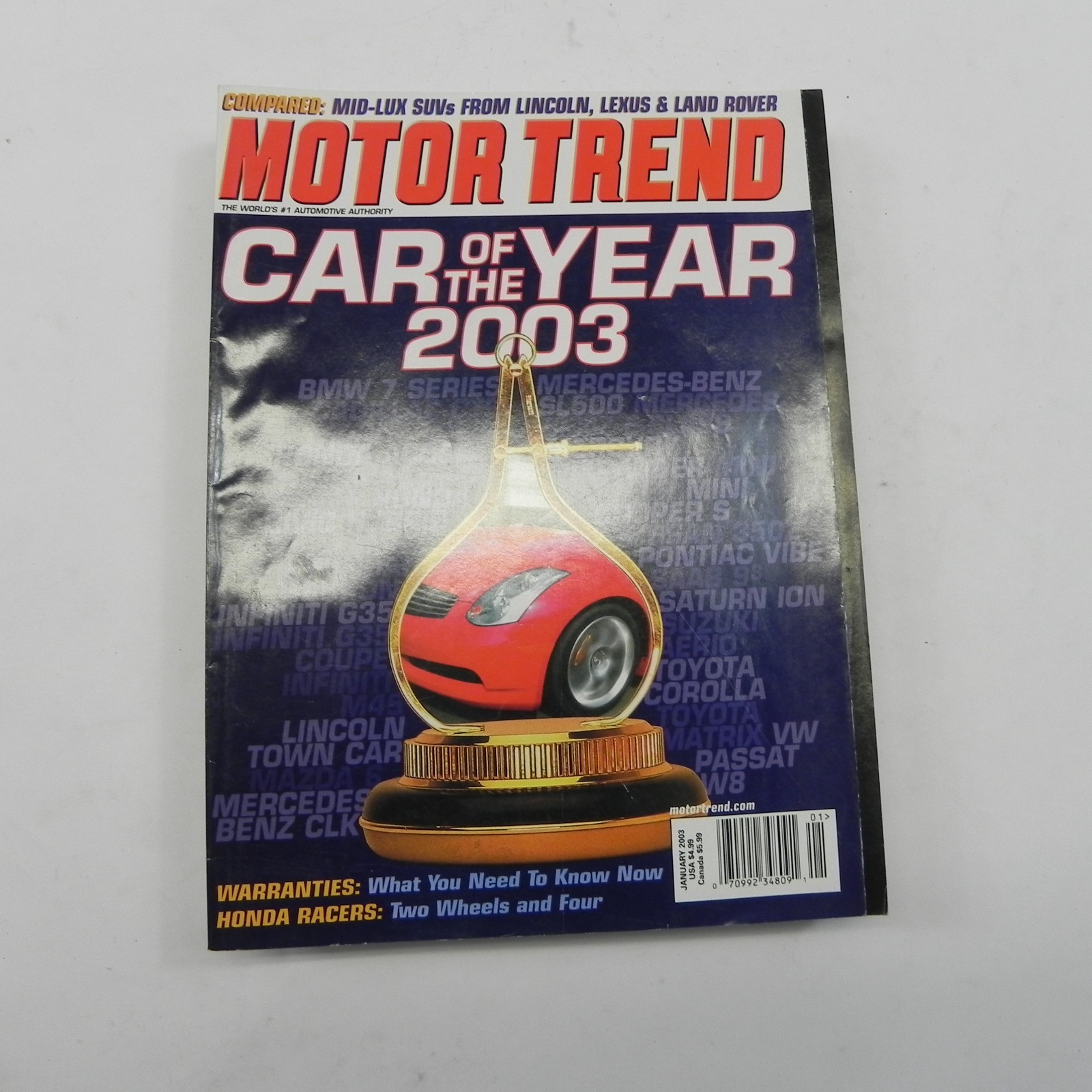 2004 MOTOR TREND MAGAZINE LOT OF 9 ISSUES RACING CAR CUSTOM MUSCLE DRAG TRACK