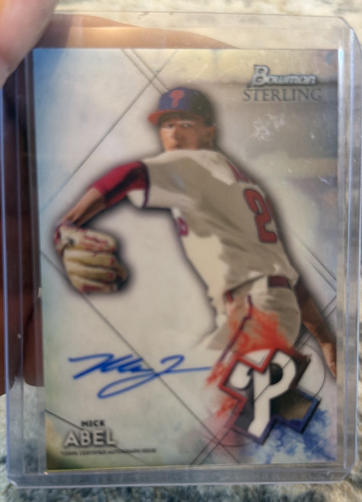 2021 Bowman Sterling - Prospect Autographs Mick Abel #BSPA-MA (AU, RC)