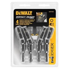 New DeWalt 4-Piece Impact Ready Magnetic Pivoting Nut Driver Set. Model DWPVTDRV
