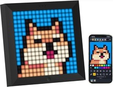 Divoom Pixoo-16 DIY Pixel Art LED Frame - 16x16, App Control, Clock, Open Box