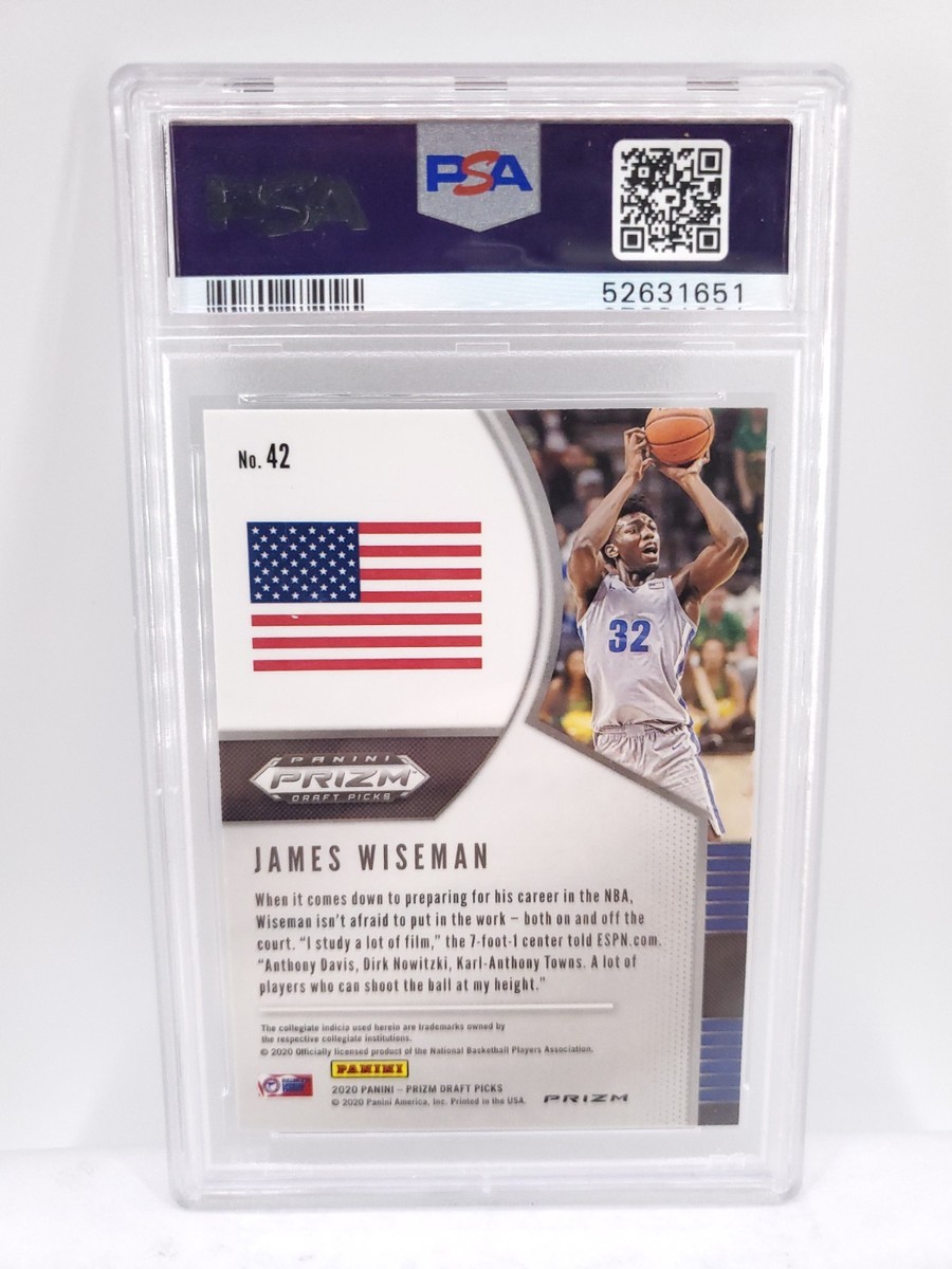 2020 Panini Prizm Draft Picks James Wiseman NM PSA 10 | eBay