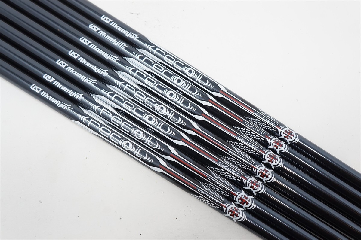 USTMamiyaATTAS IRON 100(S) 5-PW/6本セット Uncut Ust Mamiya Recoil Dart 90 F3 90g Regular #4-PW Iron Shaft