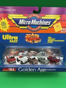 Lot Of 8 New Vintage 90s Galoob micro Machines Planes,Semi, Farm Tractor, Cars!!