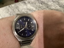 Pre Owned Mens 40MM Fossil Watch Dark Navy Face Minimal Wear With Orginal Box