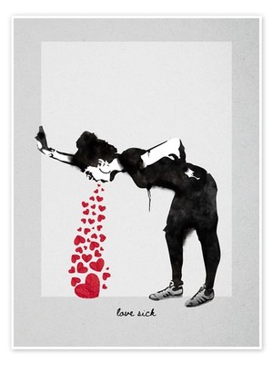 Poster Banksy - Love Sick