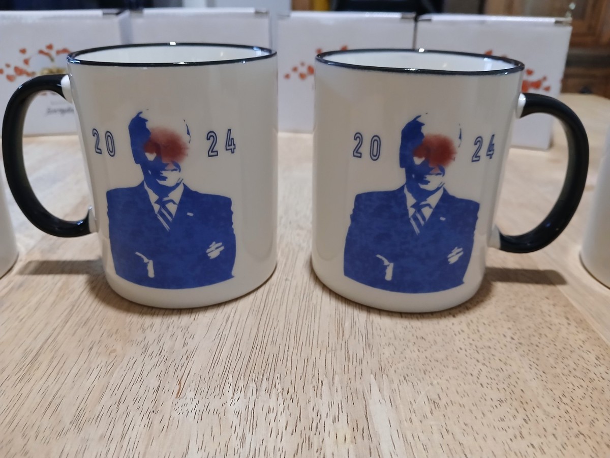 SenhE Dark Brandon Ceramic Mug | Dark Brandon Coffee Cup - Let's Go Brandon Vote Joe Biden 2024 Ceramic Coffee Mug for Beer, Wine, Whiskey, Water, Offices, Home
