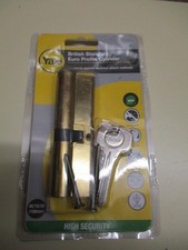 YALE CYLINDER REPLACEMENT DOOR LOCK,100mm,Used.